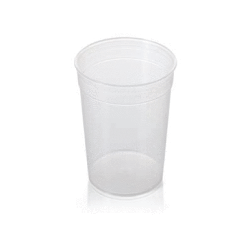 The Beaker Feeder & Drinking Cup, is graduated and has easy grip.